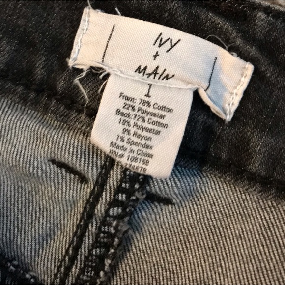 Ivy + Main button high waist distressed skinny jeans - Picture 8 of 12